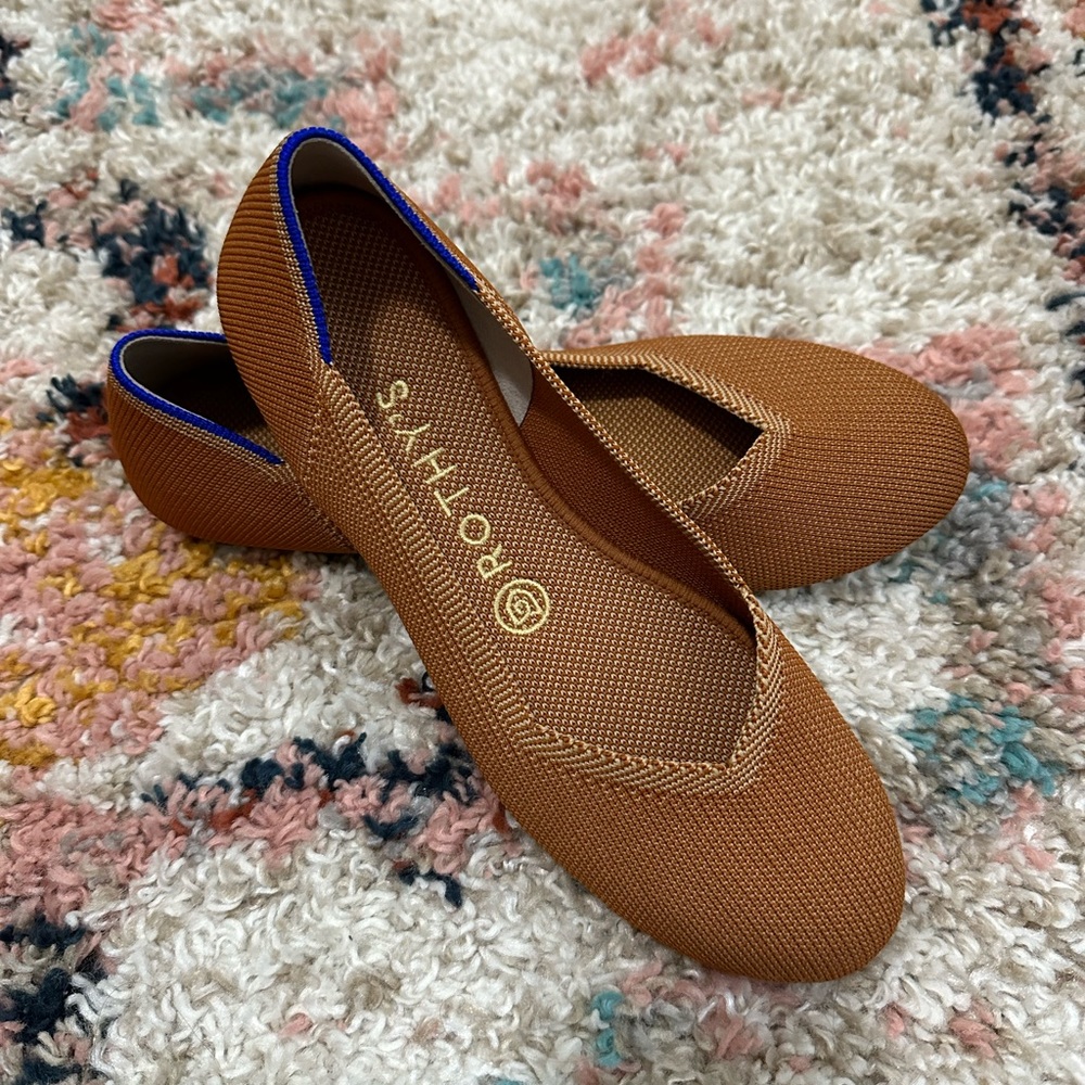 Rothy’s The Flat rounded toe - Brandy